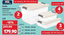 Kaufland Sada úložných boxů nabídka