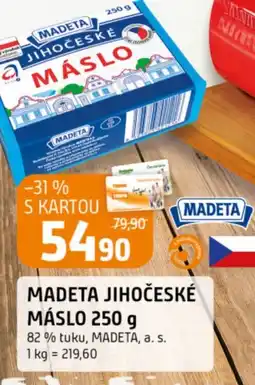 Trefa Madeta jihočeské máslo nabídka