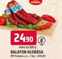 Trefa Balaton klobása nabídka