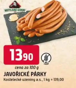 Trefa Javořické párky nabídka