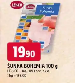 Trefa LE&CO Sunka Bohemia nabídka