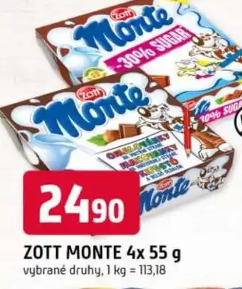 Trefa Zott monte nabídka
