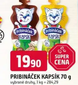 Trefa Pribináček kapsík nabídka