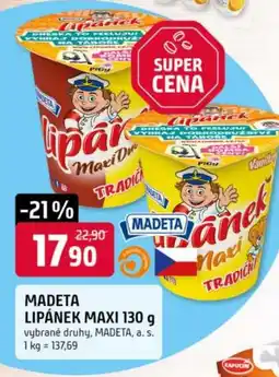 Trefa Madeta lipánek maxi nabídka