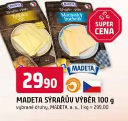 Trefa Madeta sýrařův výběr nabídka