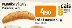 Trefa Lněný rohlík nabídka