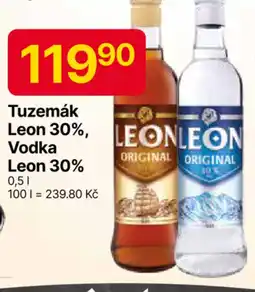 Hruška Tuzemák Leon 30%, Vodka Leon 30% nabídka