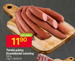 Hruška Tenké párky Kostelecké uzeniny nabídka