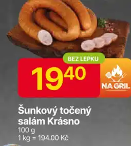 Hruška Šunkový točený salám Krásno nabídka