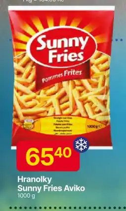Hruška Hranolky Sunny Fries Aviko nabídka