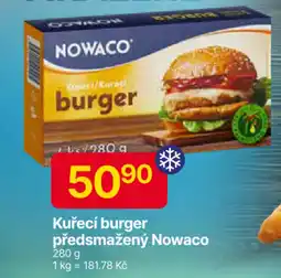 Hruška NOWACO Kuřecí burger předsmažený nabídka