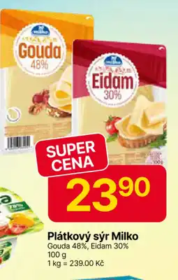 Hruška Plátkový sýr Milko nabídka