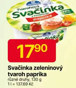 Hruška Svačinka zeleninový tvaroh paprika nabídka