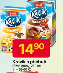 Hruška Kravík s příchutí nabídka
