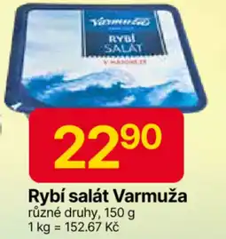 Hruška Rybí salát Varmuža nabídka