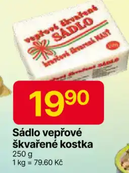 Hruška Sádlo vepřové škvařené kostka nabídka