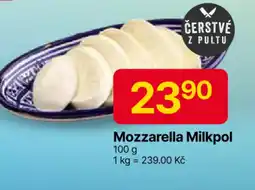 Hruška Mozzarella Milkpol nabídka