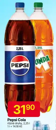 Hruška PEPSI Cola nabídka