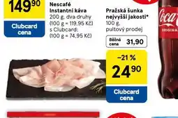 Tesco Pražská šunka nejvyšší jakosti nabídka