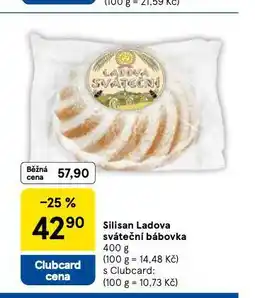 Tesco Silisan ladova sváteční bábovka nabídka