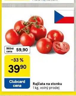 Tesco Rajčata na stonku nabídka