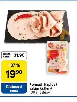 Tesco Kapiový salám krájený nabídka