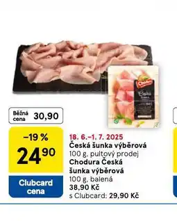 Tesco Česká šunka výběrová nabídka