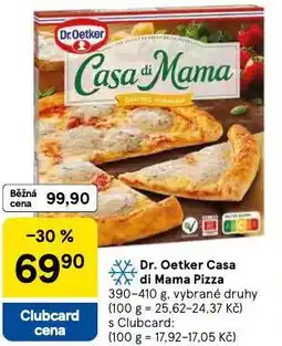 Tesco Dr. oetker casa di mama pizza nabídka