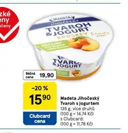 Tesco Jihočeský tvaroh s jogurtem nabídka