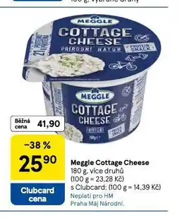 Tesco Meggle cottage cheese nabídka