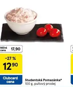 Tesco Studentská pomazánka nabídka