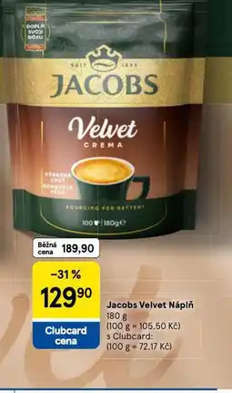 Tesco Jacobs velvet náplň nabídka
