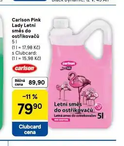Tesco Carlson pink lady letní směs do ostřikovačů nabídka