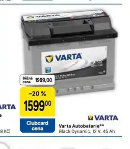 Tesco Varta autobaterie nabídka