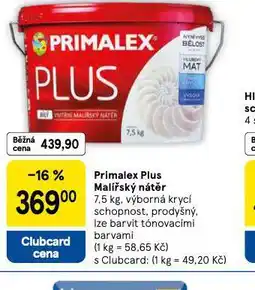 Tesco Primalex plus nabídka