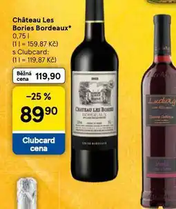 Tesco Chateau les bories bordeaux nabídka