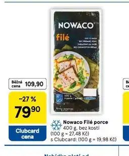 Tesco Nowaco filé porce nabídka