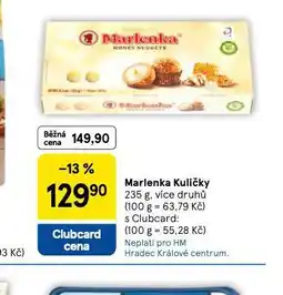 Tesco Marlenka kuličky nabídka