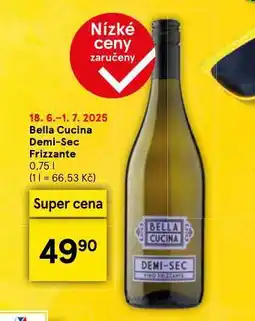 Tesco Bella cucina demi-sec frizzante nabídka