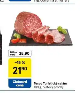 Tesco Tursitický salám nabídka