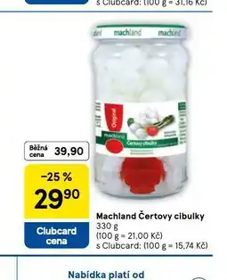Tesco Machland čertovy cibulky nabídka