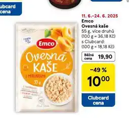Tesco Emco ovecná kaše nabídka