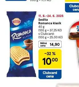 Tesco Sedita romanca klasik nabídka