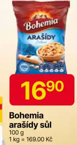 Hruška Bohemia arašídy sůl nabídka