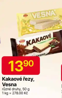 Hruška Kakaové řezy, Vesna nabídka