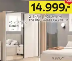 XXXLutz Skříň s posuvnými dveřmi nabídka