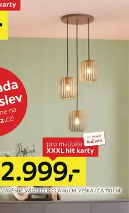 XXXLutz Závěsné svítidlo nabídka