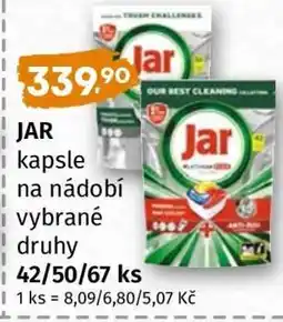 Terno JAR kapsle na nádobí vybrané druhy nabídka