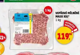 Penny Market Vepřové mělněné maso nabídka