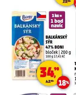 Penny Market Balkánský sýr nabídka